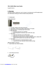 TeleWell TW-LTE/4G Wlan User Manual