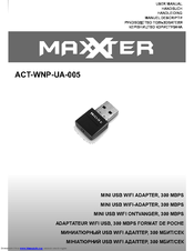 Maxxter ACT-WNP-UA-005 User Manual