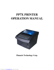 Pinnacle Technology PP7X3 Operation Manual