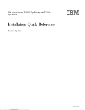 Ibm System Storage Ts3200 Manuals Manualslib