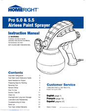 Homeright PRO 5.0 Instruction Manual