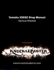 Yamaha XS650G Shop Manual