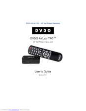 DVDO AVLab TPG User Manual
