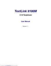 Sensory Communications TextLink 9100M User Manual