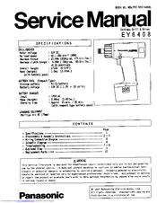 Panasonic EY6408 Service Manual