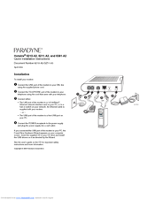 Paradyne 6381-A3 Quick Installation Instructions