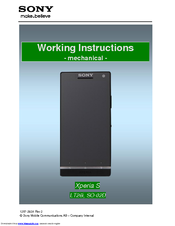 Sony Xperia S SO-02D Service Manual