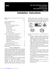 Carrier BW9-150 Installation Instructions Manual