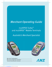 ANZ multiPos Operating Instructions Manual