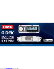 GME G-Deck Instruction Manual