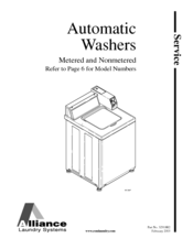 Alliance Laundry Systems EA1110P Service Manual