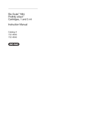 Bio-Rad Bio-Scale Mini Profinity eXact 732-4646 Instruction Manual