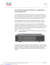 Cisco EPC2203 Datasheet