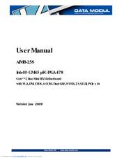 Data Modul AG AIMB-258 User Manual