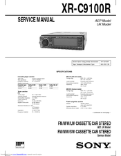 Sony XR-C8100R Service Manual