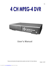 MPEG LA 4 ch MPEG-4 User Manual