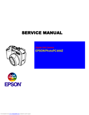 Epson PhotoPC 850Z Service Manual