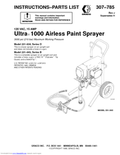 Graco 231-034 Instructions And Parts List
