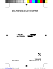 Samsung GT-I9250M Quick Start Manual