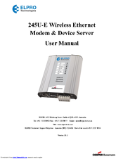 Elpro Technologies 245U-E User Manual