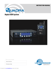 Lectrosonics Quadra Instruction Manual