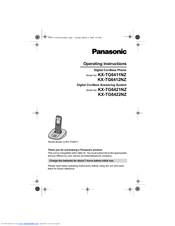 Panasonic KX-TG6422NZ Operating Instructions Manual