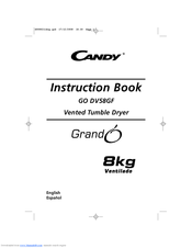Candy GO DV58GF Instruction Book