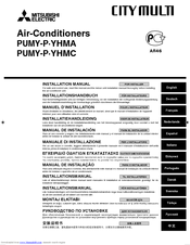 Mitsubishi Electric PUMY-P-YHMC Installation Manual