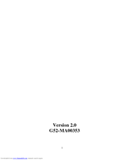 MSI G52-MA00353 User Manual