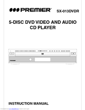 Premier SX-013DVDR Instruction Manual
