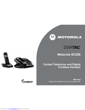 Motorola StarTAC SC200 User Manual