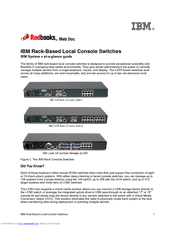 IBM Rack-Based Local Console Switches User Manual