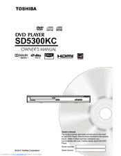 Toshiba SD3300KC Owner's Manual