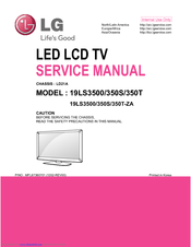 LG 19LS350S Service Manual