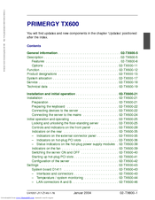 Fujitsu PRIMERGY TX600 User Manual