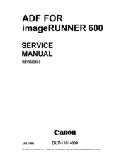 Canon ImageRunner 600 Service Manual