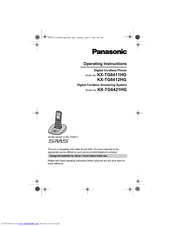 Panasonic KX-TG6412HG Operating Instructions Manual