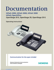 Siemens HiPath 3000 V3.0 or later Gigaset M1 Professional Operating Instructions Manual