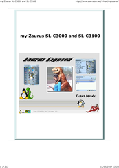 Sharp Zaurus SL-C3100 Instruction Manual