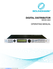 Soundmask SM-DX-4800 Operating Manual