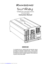Ramsond SunRay 3000 User Manual