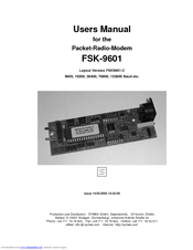 SYMEK FSK-9601 User Manual
