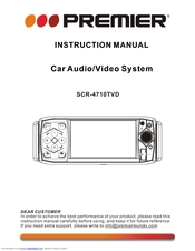 Premier SCR-4710TVD Instruction Manual