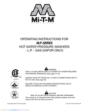 Mi-T-M HLP-SERIES Operating Instructions Manual