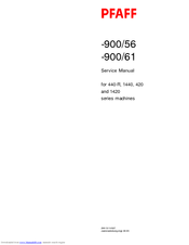 Pfaff 440-R Series Service Manual