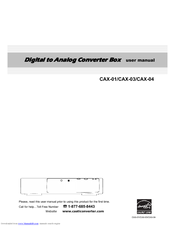 Casti CAX-04 User Manual