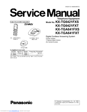Panasonic KX-TGA641FXS Service Manual