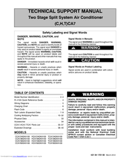 ICP Central Air CCA736GKA100 Technical Support Manual