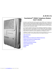 Arris Touchstone TM502 Ser's Manual