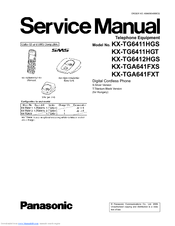 Panasonic KX-TG6412HGS Service Manual